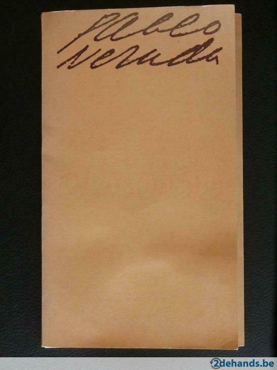 PABLO NERUDA.Fragment de Canto General.Que le bûcheron .., Livres, Langue | Anglais, Utilisé, Enlèvement ou Envoi