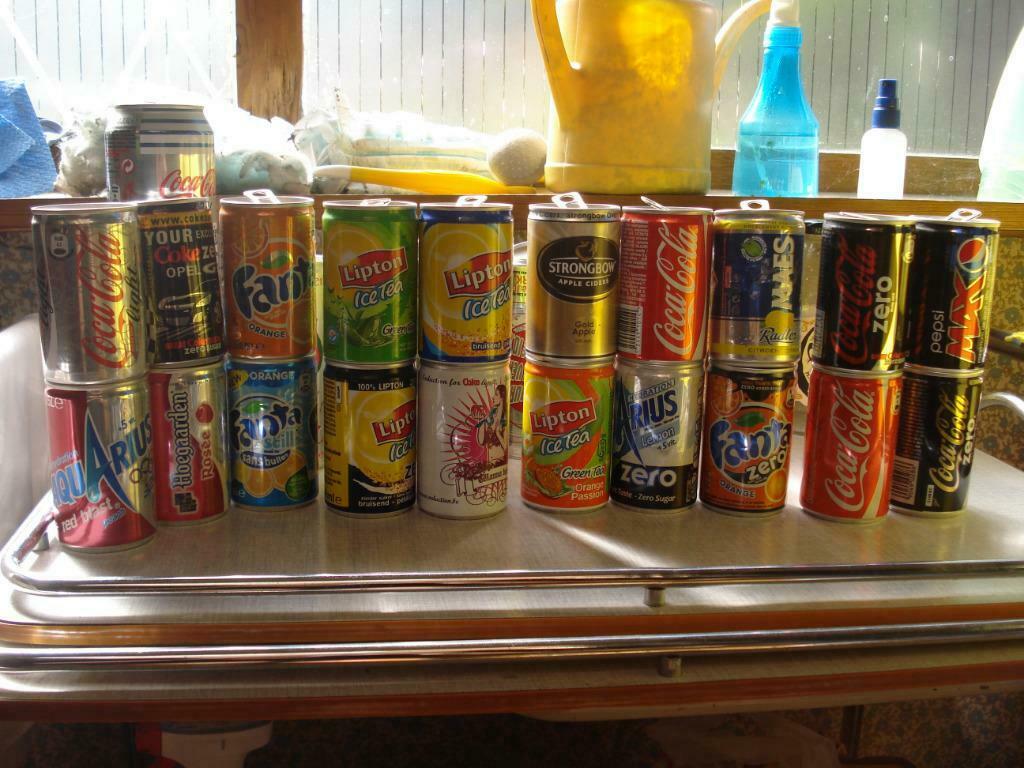 Collectie blikjes (en flesjes), Ophalen of Verzenden, Gebruikt