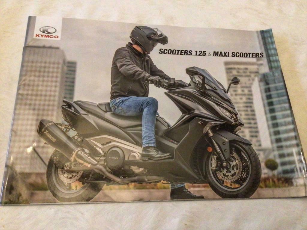 Kymco scooters brochure boekje, Fietsen en Brommers, Ophalen of Verzenden