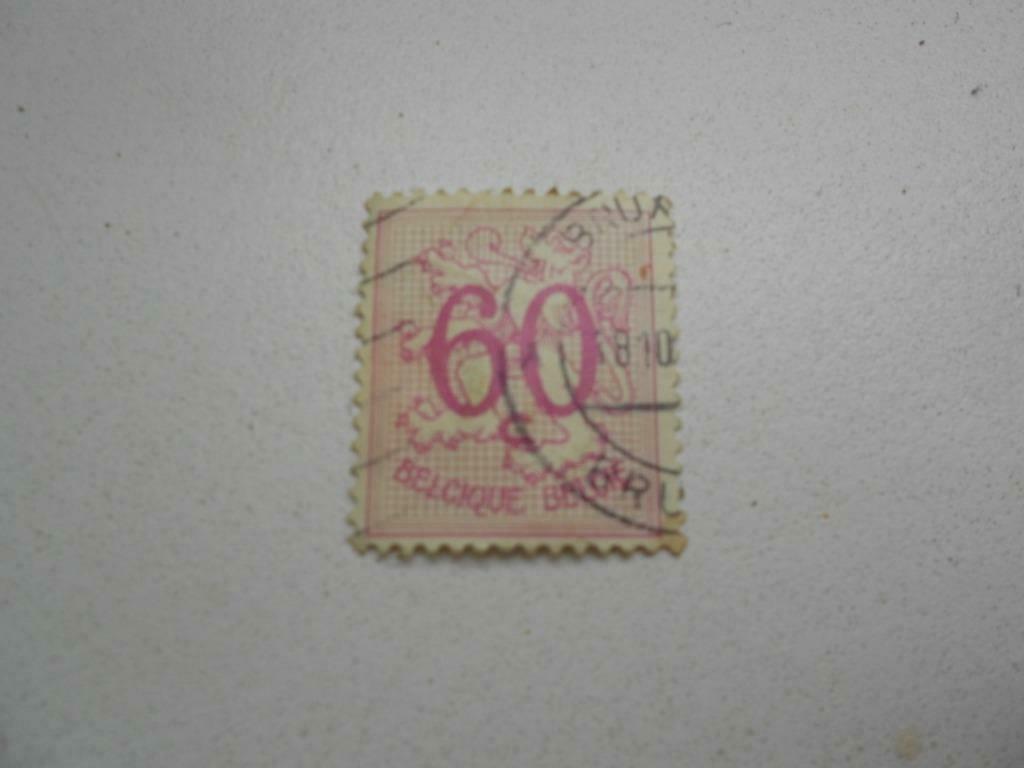 Belgische postzegel 60 cent, Met stempel, Koninklijk huis, Ophalen of Verzenden, Gestempeld