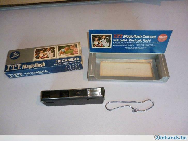 ITT Magicflash 110 Camera 401 Appareil photo vintage, TV, Hi-fi & Vidéo, Enlèvement, Utilisé, Compact, Kodak