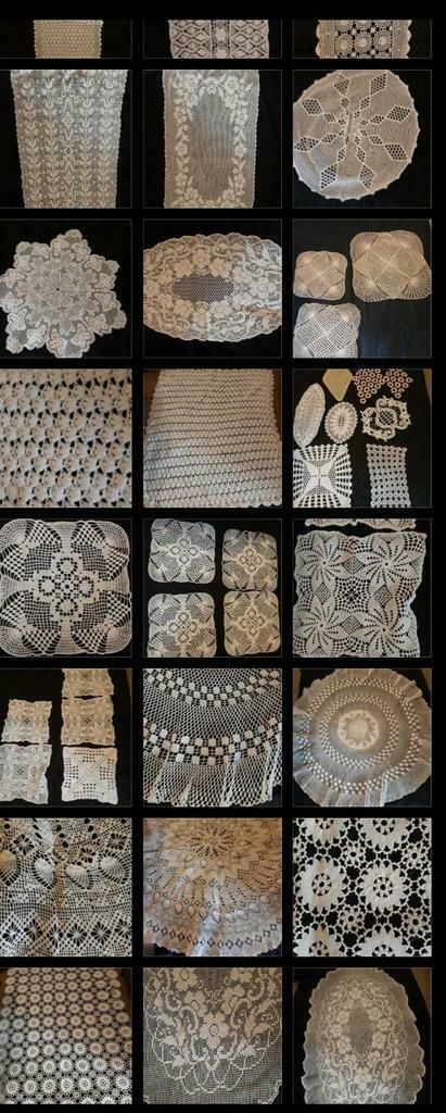 Lots de brocante avec dentelle fait à la main, Divers, Lots de brocante, Enlèvement, Comme neuf