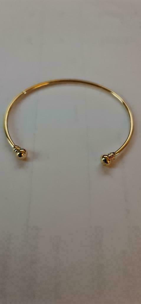Slavenarmband voor dames in 18Kt goud verguld Nieuw, Ophalen of Verzenden, Nieuw, Goud, Overige materialen