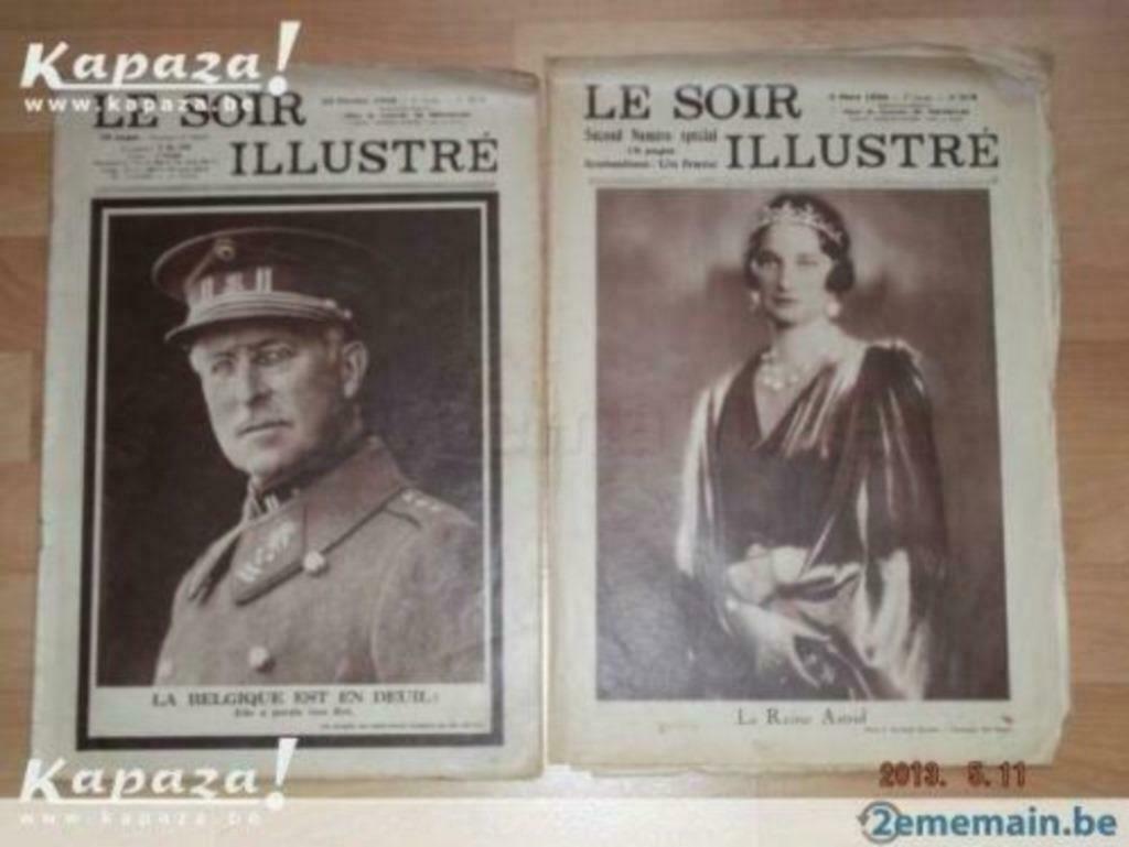 le soir illustré du 24/02/1934 et 3-03-1934, Livres, Enlèvement, Utilisé