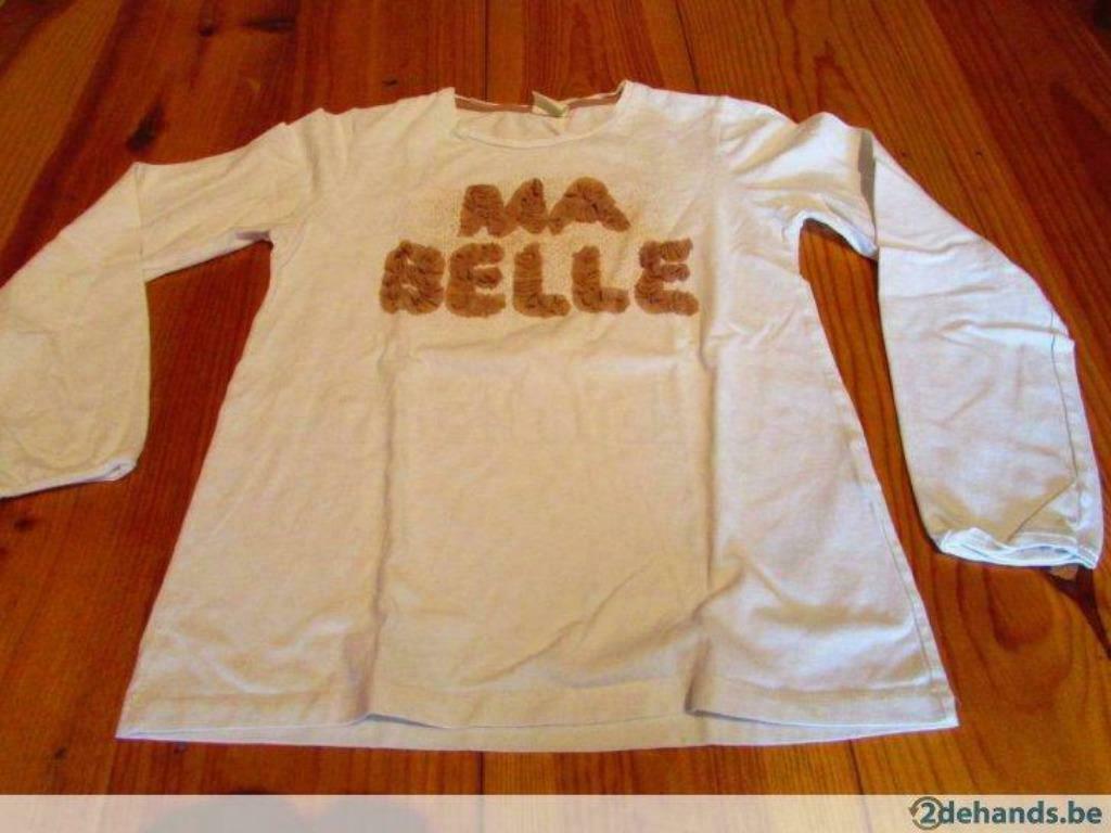 T shirt manches longues Zara filles taille 152, Enlèvement ou Envoi, Chemise ou À manches longues, Zara, Utilisé