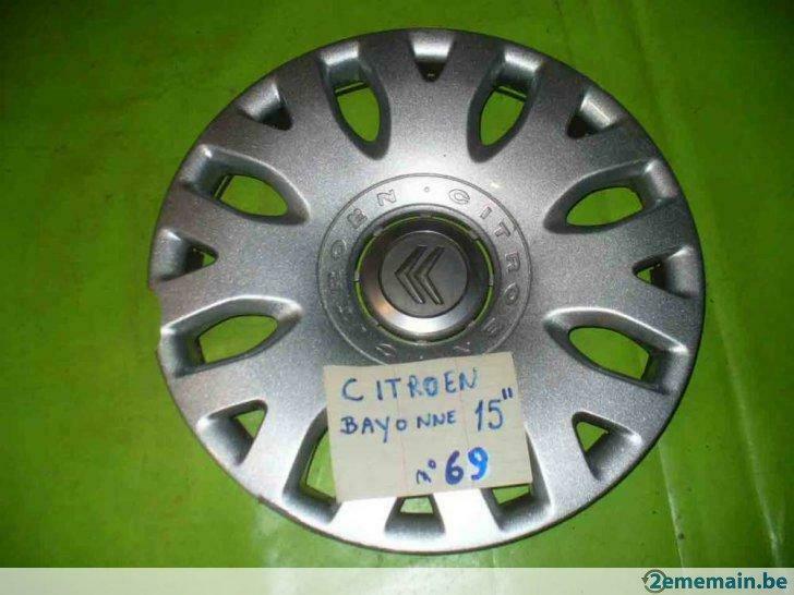 Citroën 15" Bayonne wieldop (nr. 69) - 1st, Auto-onderdelen, Gebruikt, 15 inch, Velg(en), Ophalen of Verzenden