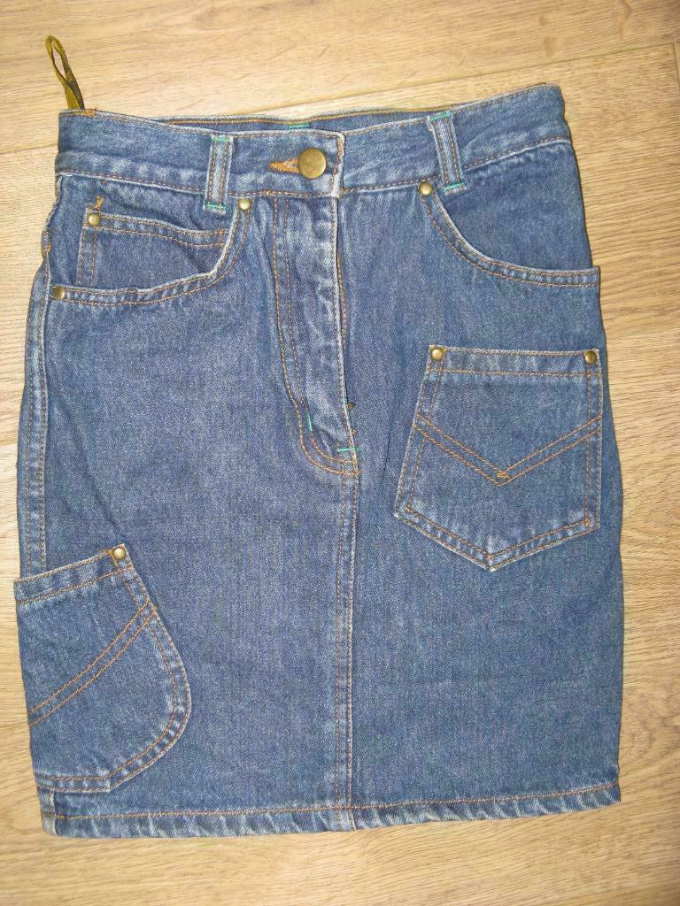 Stoere jeansrok, maat 122-128, perfecte staat, Kinderen en Baby's, Meisje, Ophalen of Verzenden, Zo goed als nieuw, Jurk of Rok