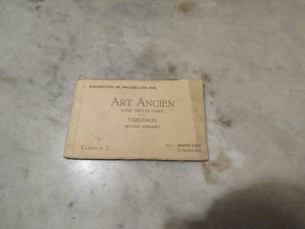 Livret de cartes postales exposition Bruxelles 1935, Enlèvement ou Envoi, 1920 à 1940, Non affranchie, Bruxelles (Capitale)