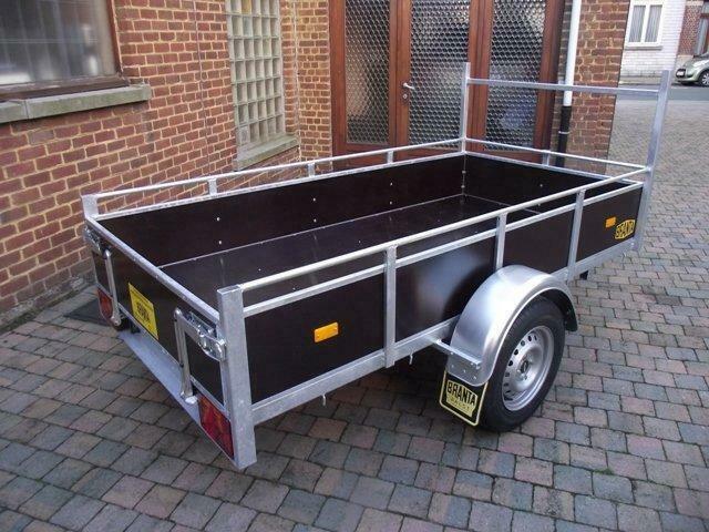 Professionele nieuwe enkelasaanhangwagens 3 x 1,5m , Aalst, Ophalen, Nieuw