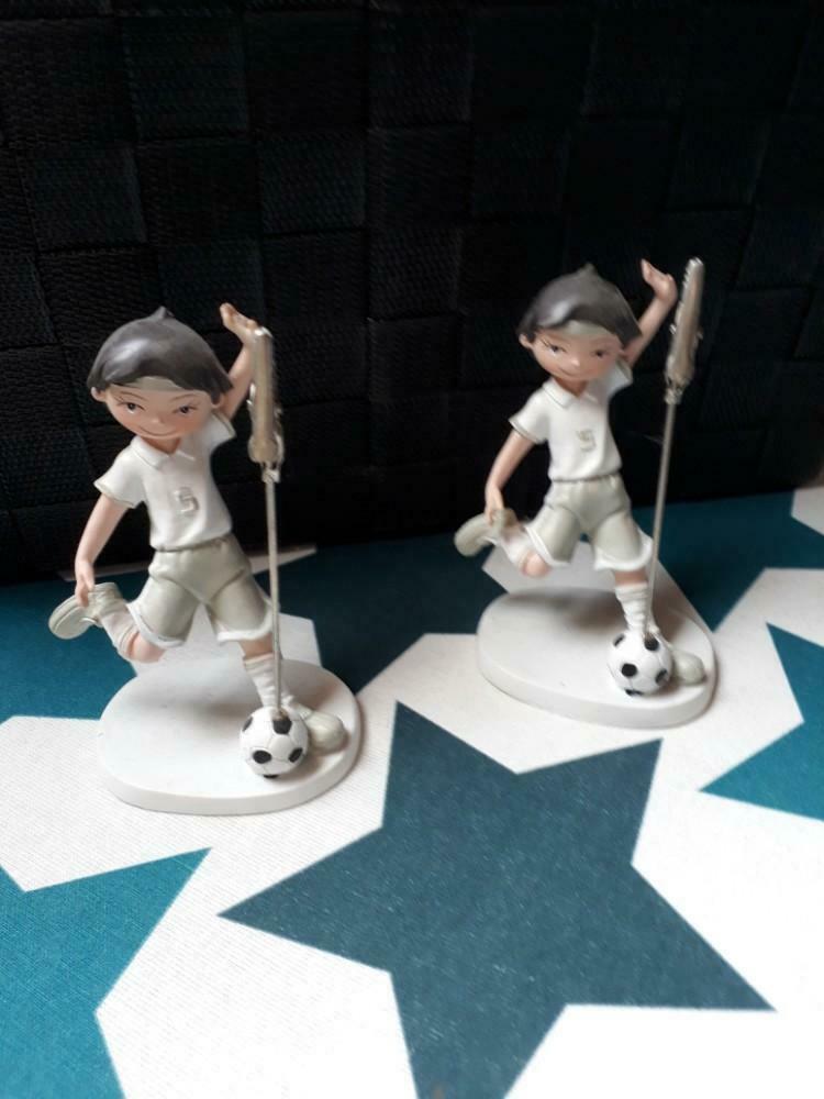 2 voetbal figuren/ foto houders, Verzamelen, Ophalen of Verzenden, Overige figuren, Nieuw, Beeldje of Figuurtje