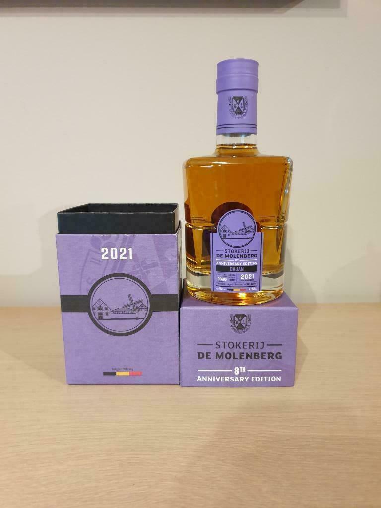 Stokerij De Molenberg whisky 2021 BAJAN, Neuf, Autres régions, Enlèvement, Autres types