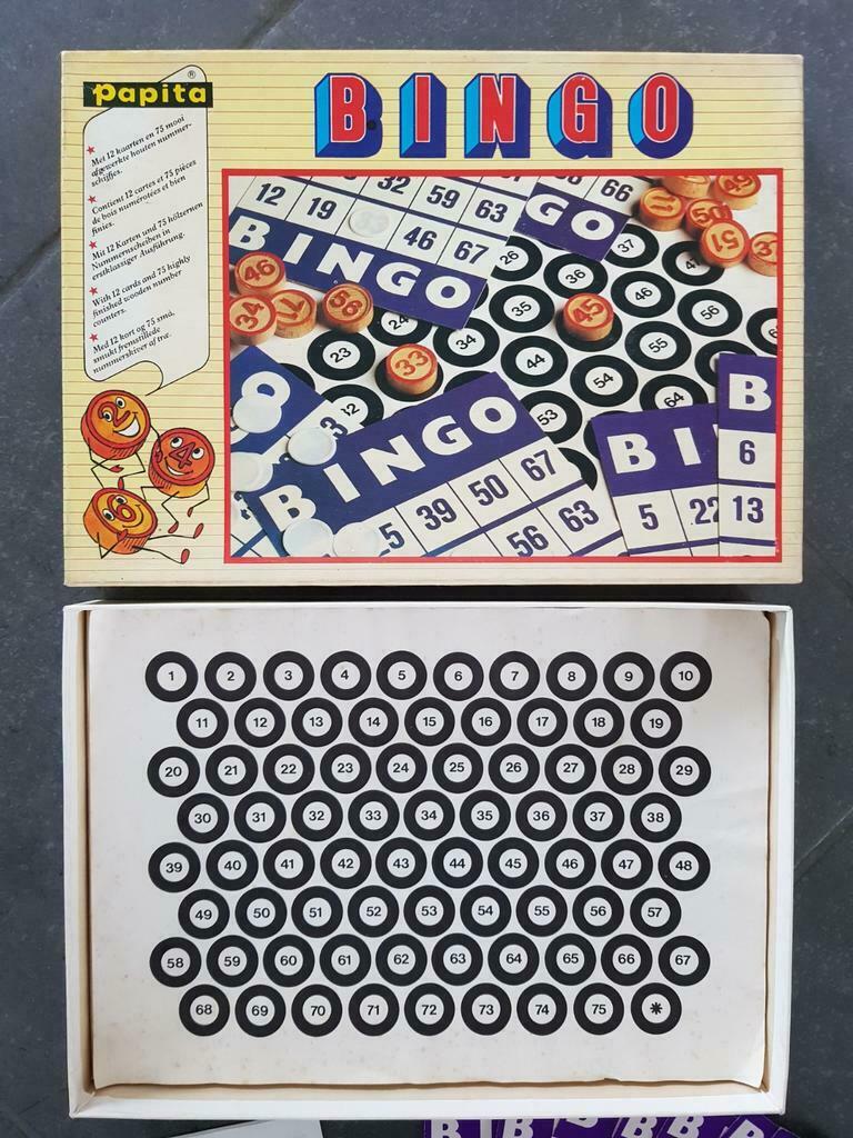bingo spel - Papita, Drie of vier spelers, Ophalen, Zo goed als nieuw