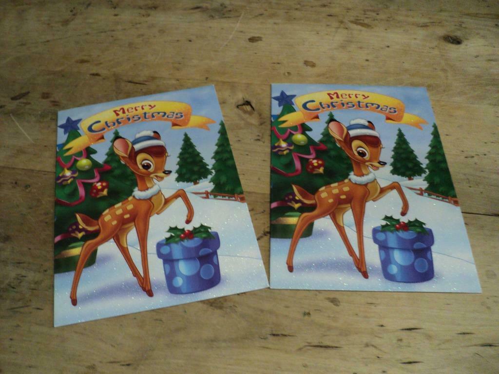 kerstkaarten  disney, Ophalen of Verzenden