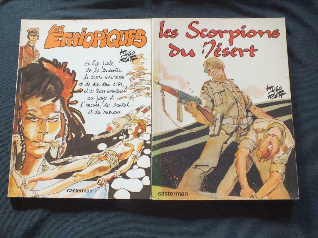 LES SCORPIONS DU DESERT (1 ALBUM )     EDITIONS CASTERMAN, Livres, BD, Une BD, Enlèvement ou Envoi, Utilisé, Hugo PRATT