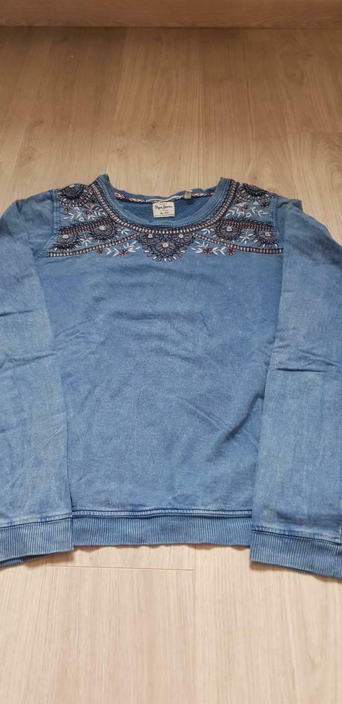 Trui pepe jeans maat smal, Blauw, Ophalen of Verzenden, Maat 36 (S), Gedragen