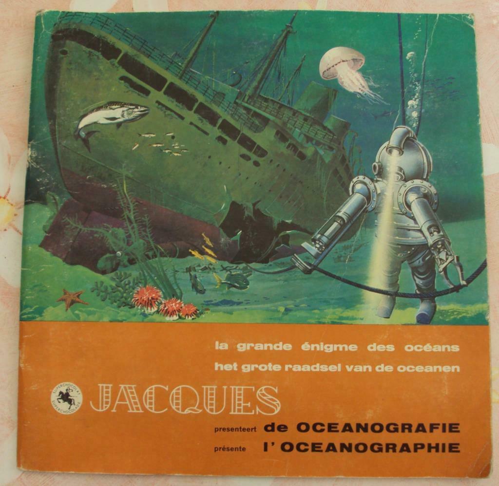 Prentenalbum Van Jacques "De Oceanografie" anno 1960., Enlèvement ou Envoi, Utilisé, Livre d'images
