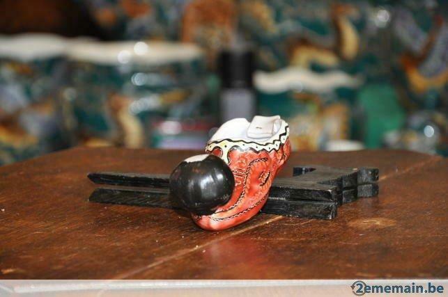 chaussure danseur folklorique grecque cendrier, Ophalen