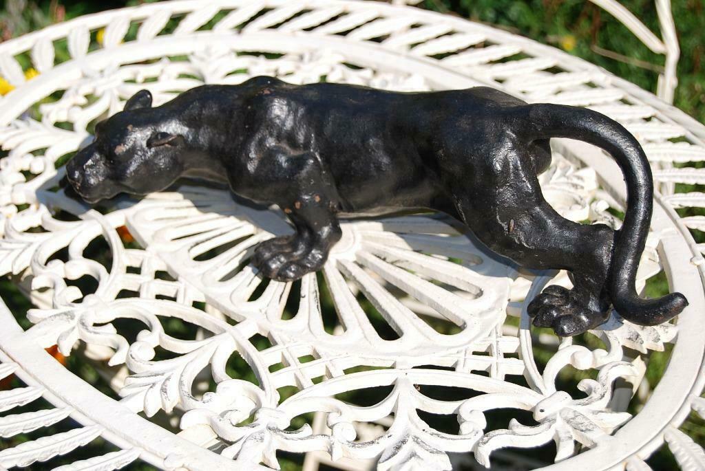 Panter in brons gepatineerd gietijzer, Ophalen of Verzenden, Nieuw