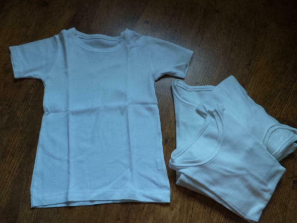 Lot de 5 chemisettes manches courtes garçon TEX 4-5 ans, Garçon, Tex, Enlèvement ou Envoi, Vêtements de nuit ou Sous-vêtements