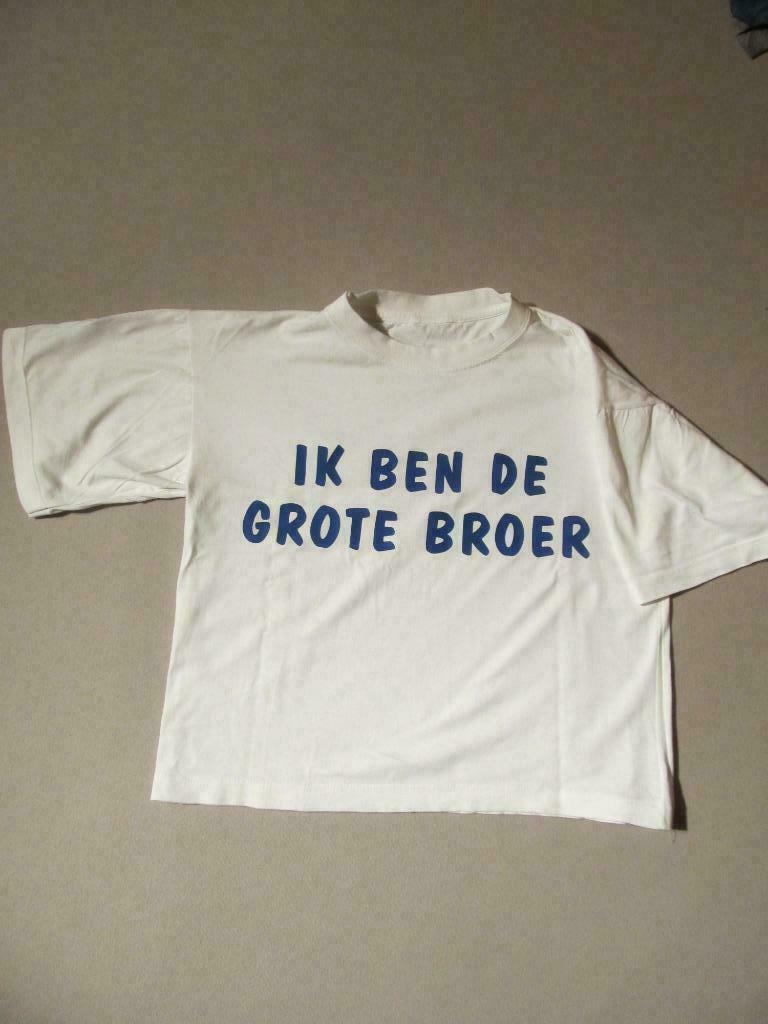 T-shirt 'Ik ben de grote broer', Ophalen of Verzenden, Zo goed als nieuw, Jongen, Shirt of Longsleeve