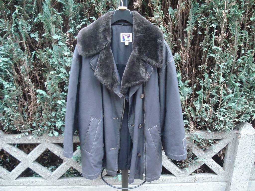 Damesmantel maat 42-44 met afneembare kraag, Ophalen of Verzenden, Zo goed als nieuw, Maat 42/44 (L), Zwart