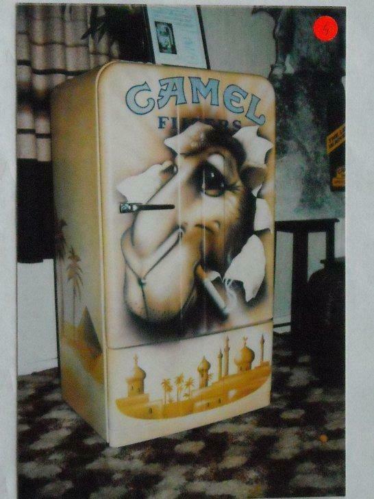 Ancien frigo - Camel - pièce unique, Antiquités & Art, Enlèvement