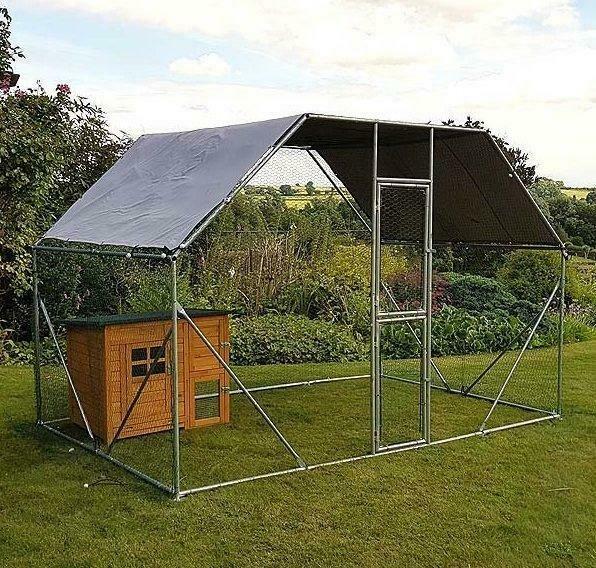 Poulailler enclos parc voliere chatiere 6m² 3x2x2m XXL, Animaux & Accessoires, Envoi, Neuf