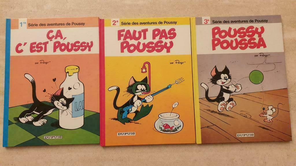 POUSSY N 1, 2 et 3, Livres, BD, Utilisé, Plusieurs BD, Enlèvement