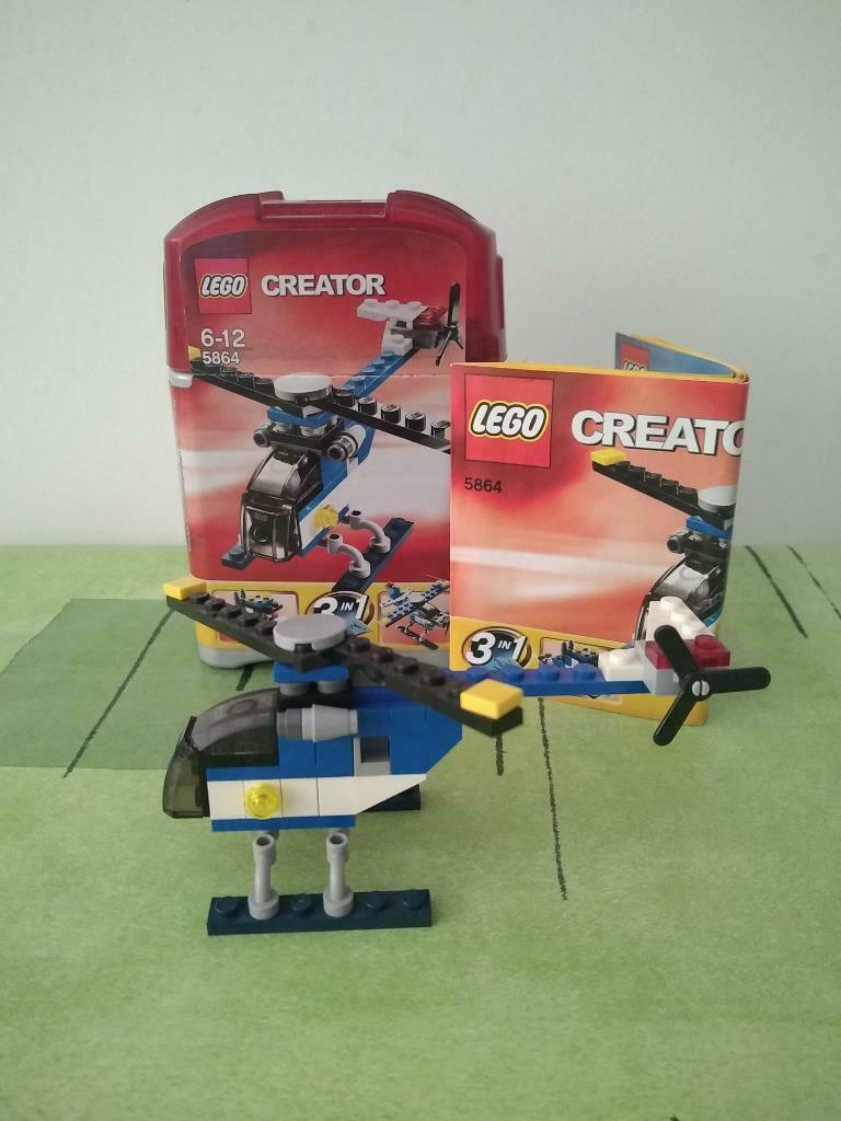 Lego Creator 5864 Mini Helicopter 3 modèles complet avec man, Ophalen of Verzenden, Gebruikt, Complete set, Lego