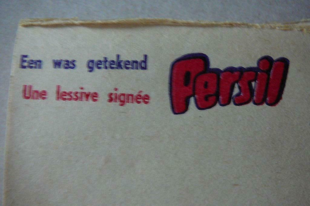 ancien carnet PERSIL, Collections, Marques & Objets publicitaires, Enlèvement ou Envoi, Comme neuf, Ustensile