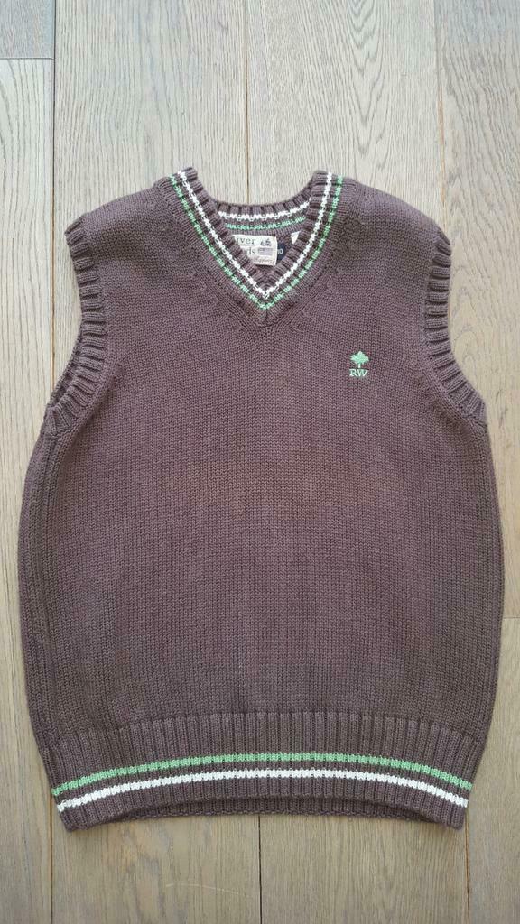 River Woods debardeur bruin maat 140, Kinderen en Baby's, Kinderkleding | Maat 140, River Woods, Trui of Vest, Ophalen of Verzenden