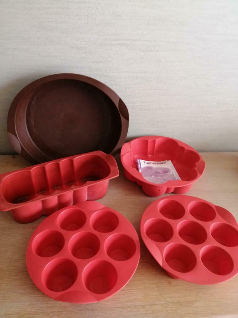 Silicone bakvormen tupperware, Ophalen of Verzenden, Zo goed als nieuw