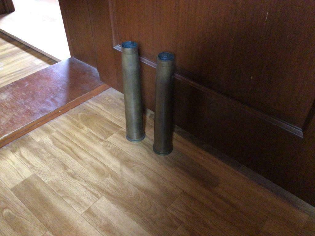 2 obussen, Collections, Enlèvement ou Envoi, Douilles ou Pièces de fouille