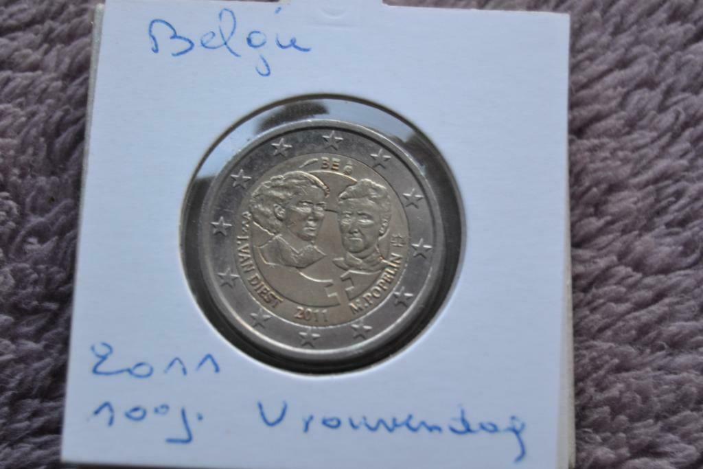 2 euromunt Belgie 2011, Postzegels en Munten, Ophalen of Verzenden, België, 2 euro, Losse munt