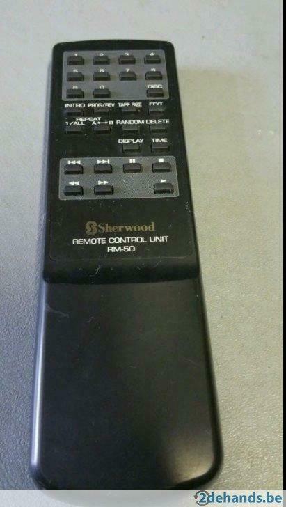 Afstandsbediening sherwood  rm-50, TV, Hi-fi & Vidéo, Enlèvement ou Envoi, Utilisé