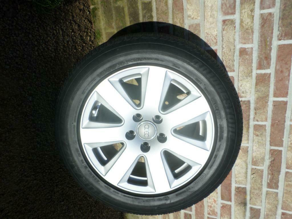 originele 16' AUDI velgen, Autos : Pièces & Accessoires, Pneus & Jantes, Pneus et Jantes, Pneus été, 16 pouces, 225 mm, Véhicule de tourisme