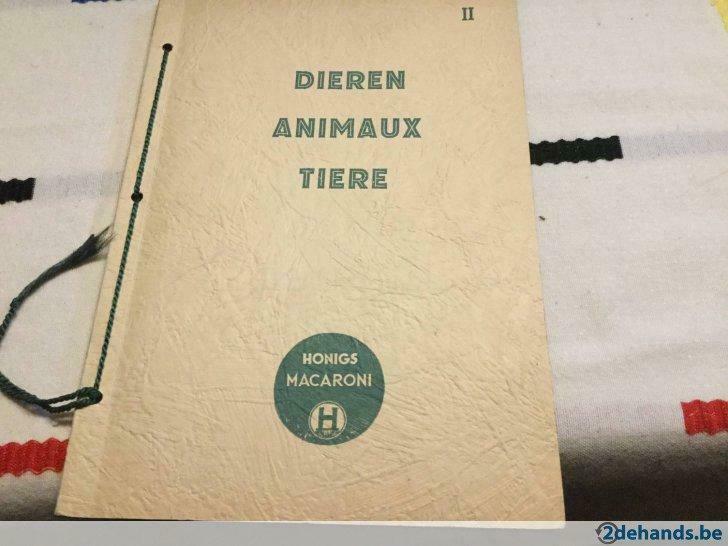 Chromo album honigs macaroni dieren II, Gebruikt