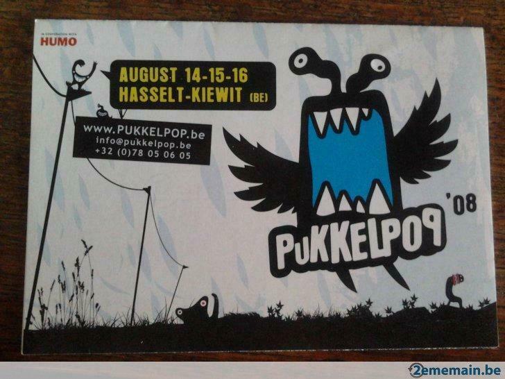 Pukkelpop, transardentes, groove city, cabaret vert, Dour, Ophalen of Verzenden, Gebruikt
