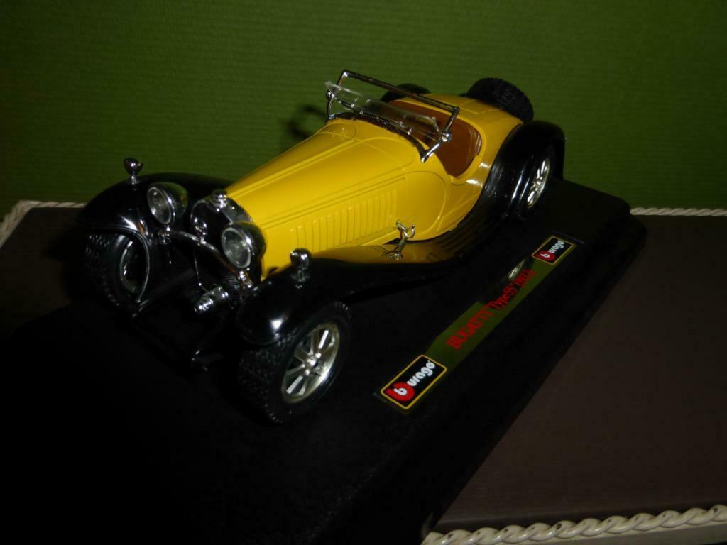 burago bugatti type 55 (1932) schaal 1/24, Enlèvement ou Envoi, Neuf, Plus grand que 1:32, Voiture