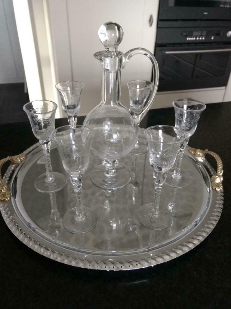 Karaf + glazen + schotel, Enlèvement ou Envoi