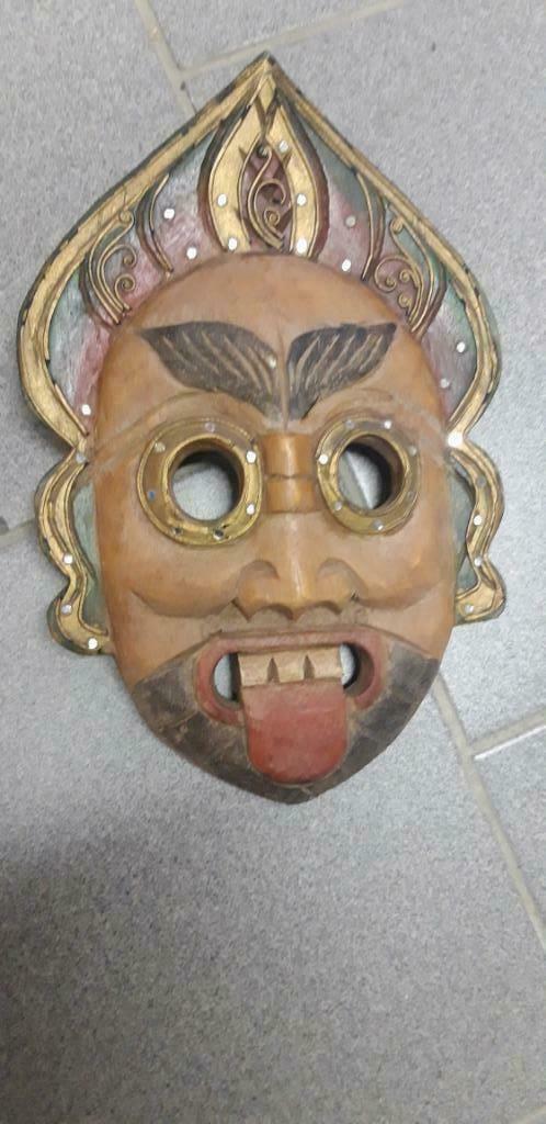 Masque africain en bois, Enlèvement ou Envoi, Comme neuf