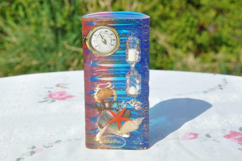 §  thermomètre avec sablier kitch decor marine, Enlèvement ou Envoi