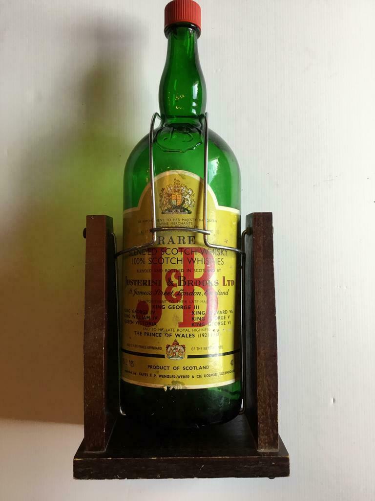 Ancienne grande bouteille de whisky J&B, Enlèvement ou Envoi, Utilisé