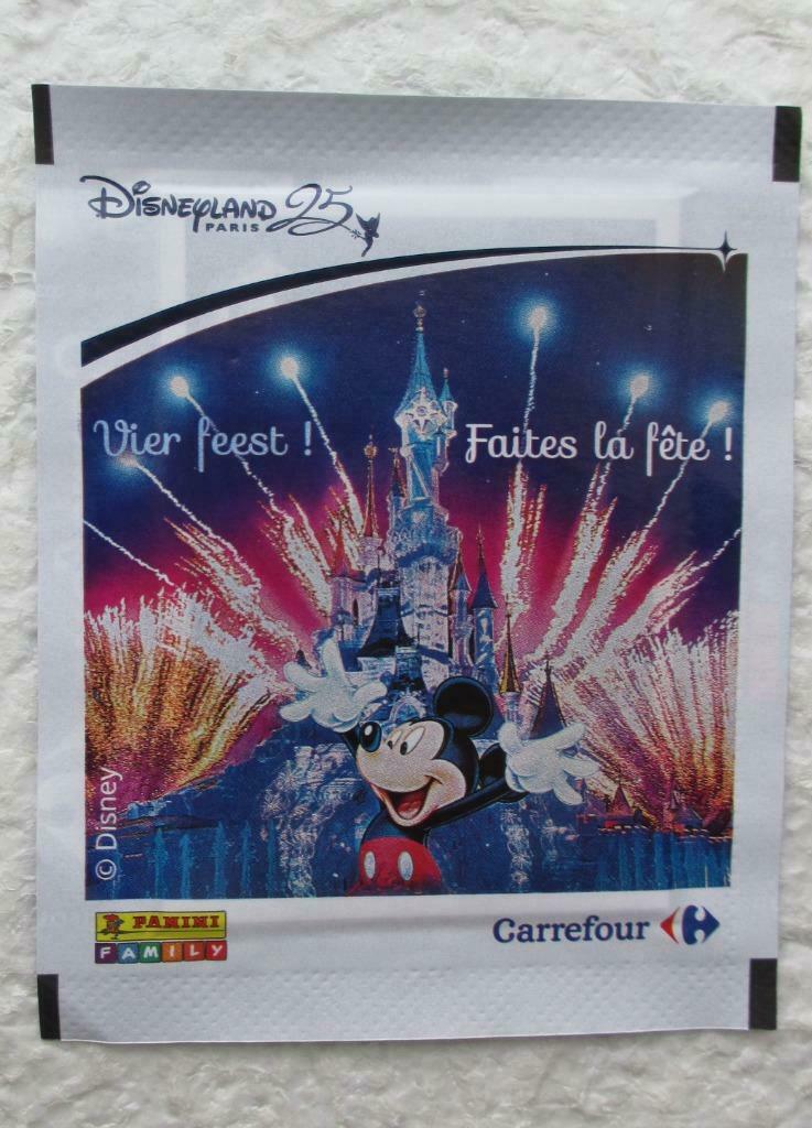 Carrefour - 1 Pochette DisneyLand Paris 25 Ans - Faites La F, Hobby en Vrije tijd, Ophalen of Verzenden, Nieuw