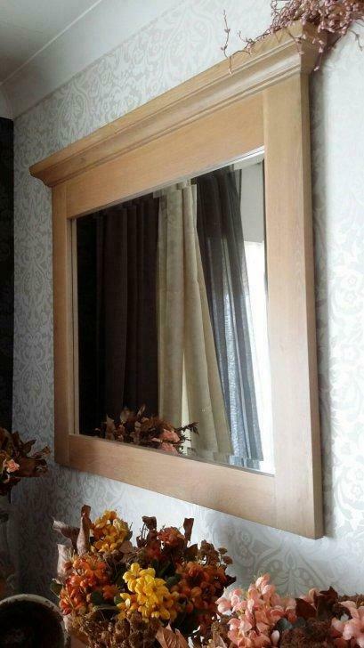 Grand miroir mural / miroir, Moins de 100 cm, Comme neuf, Enlèvement, Rectangulaire