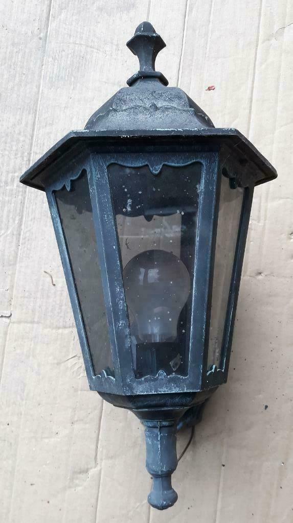 Lanterne murale en fer forgé, Antiquités & Art, Enlèvement