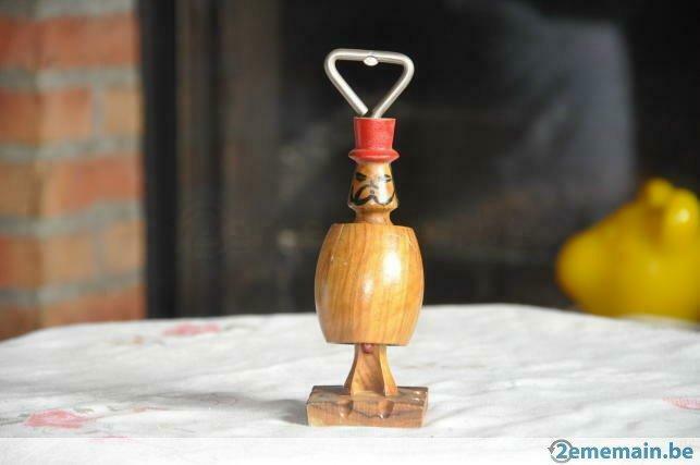 decapsuleur humoristique en bois, Enlèvement ou Envoi, Utilisé