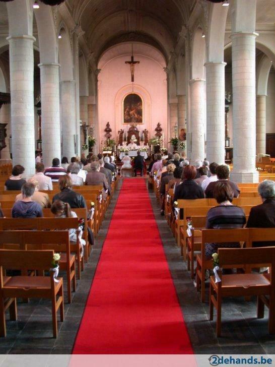 Rode loper voor huwelijken in de kerk, aan huis of evenement