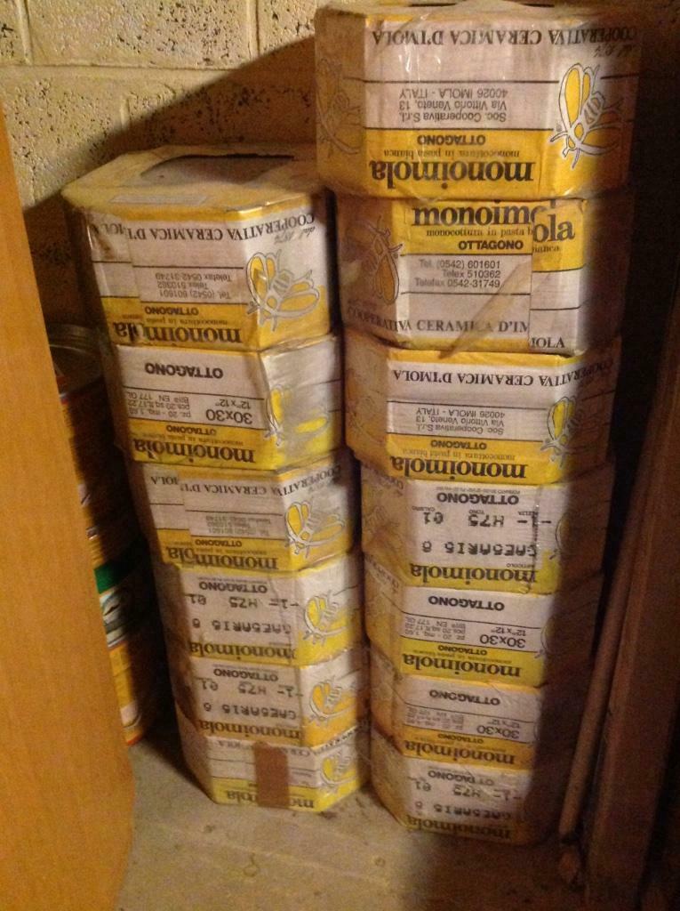 Carrelages vieux rose +_11m2 NEUF, Neuf, Autres couleurs, 10 à 25 m², Enlèvement