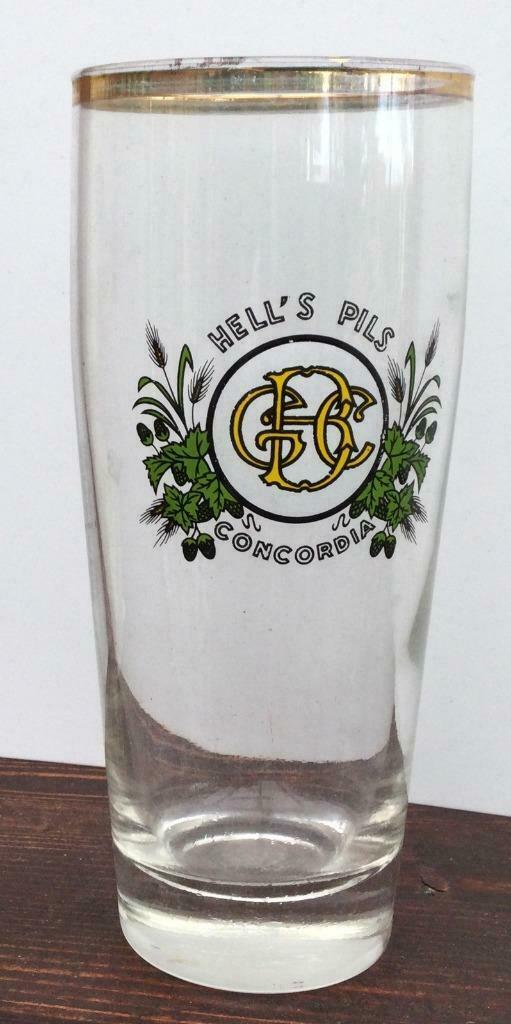 bier brouwerij glas Hell's pils concordia Geeraardsbergen, Enlèvement ou Envoi, Comme neuf
